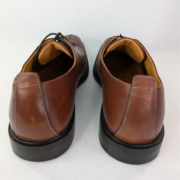 Cole Haan C06400 Men Brown Leather Oxford Center Seam Dress Shoes Size 11.5 M - Picture 5 of 10